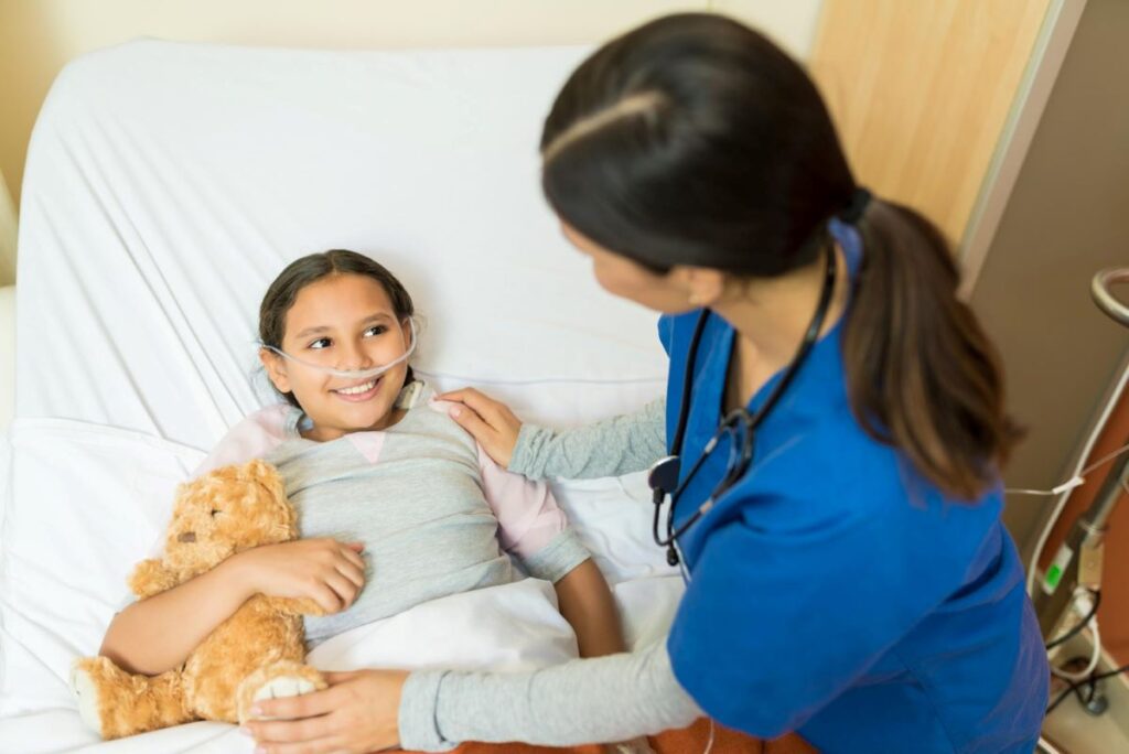 Enfant hôpital