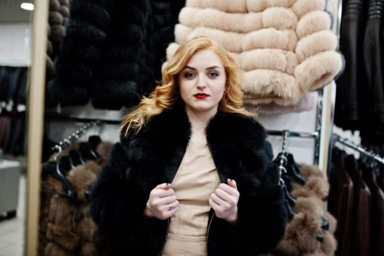 Woman with coat