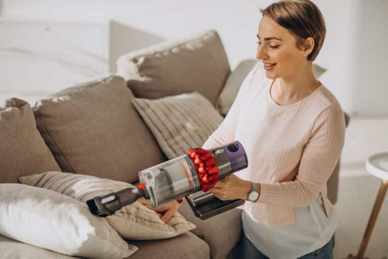 Woman on room