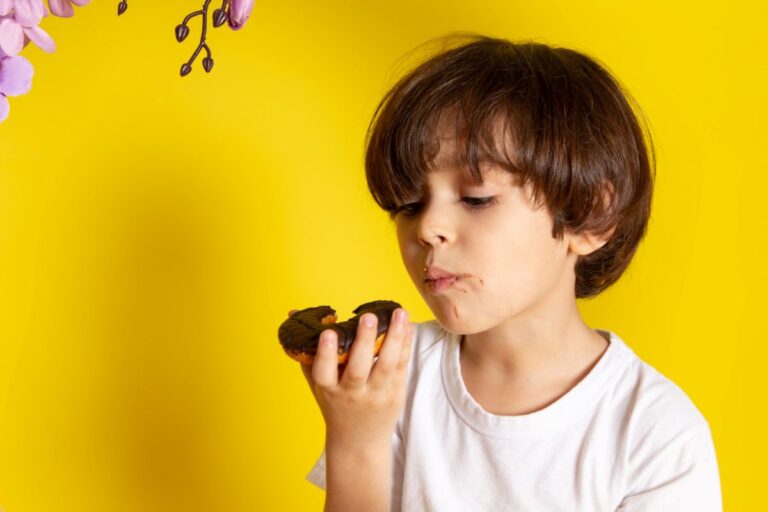 boy with donut