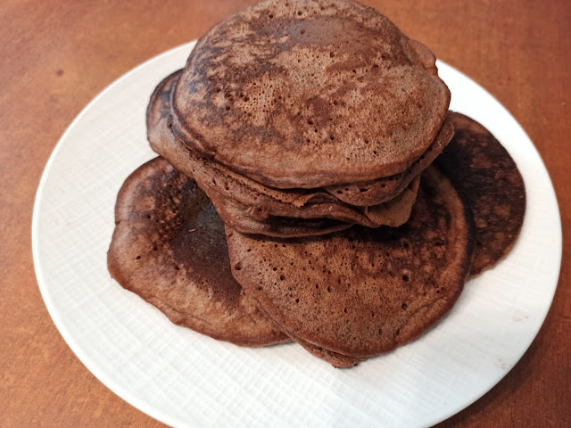 Fluffy pancakes au chocolat