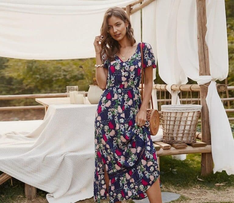 Robe fleurie