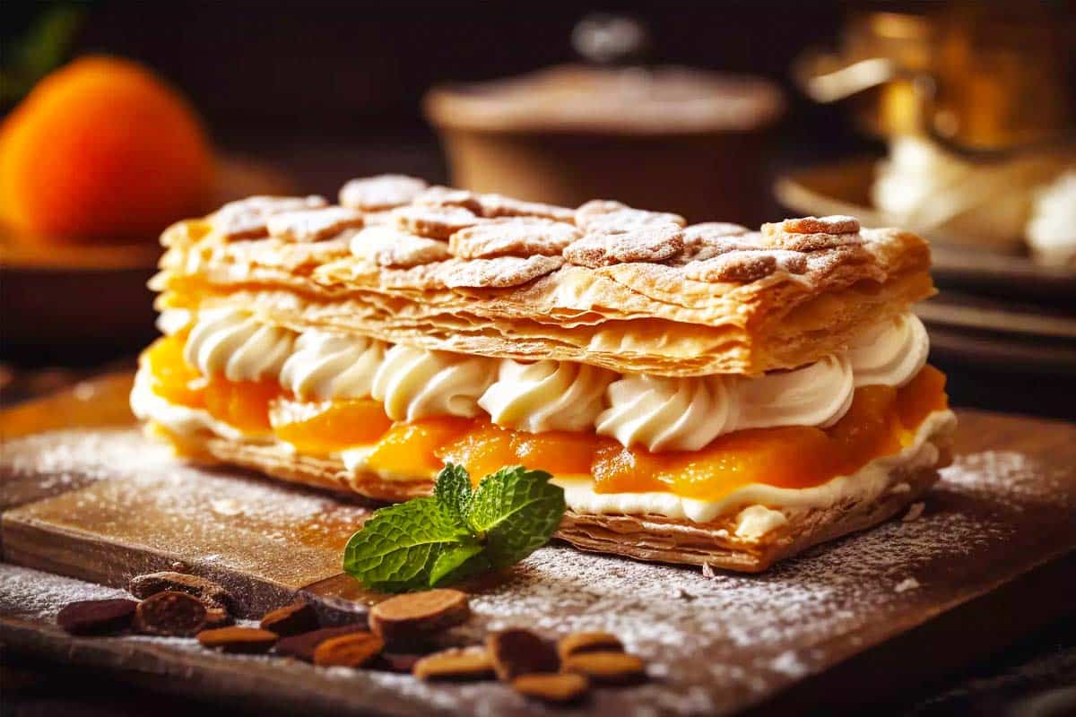 La folle recette de Cyril Lignac du mille feuilles aux pommes et caramel au beurre salé, un délice hors norme