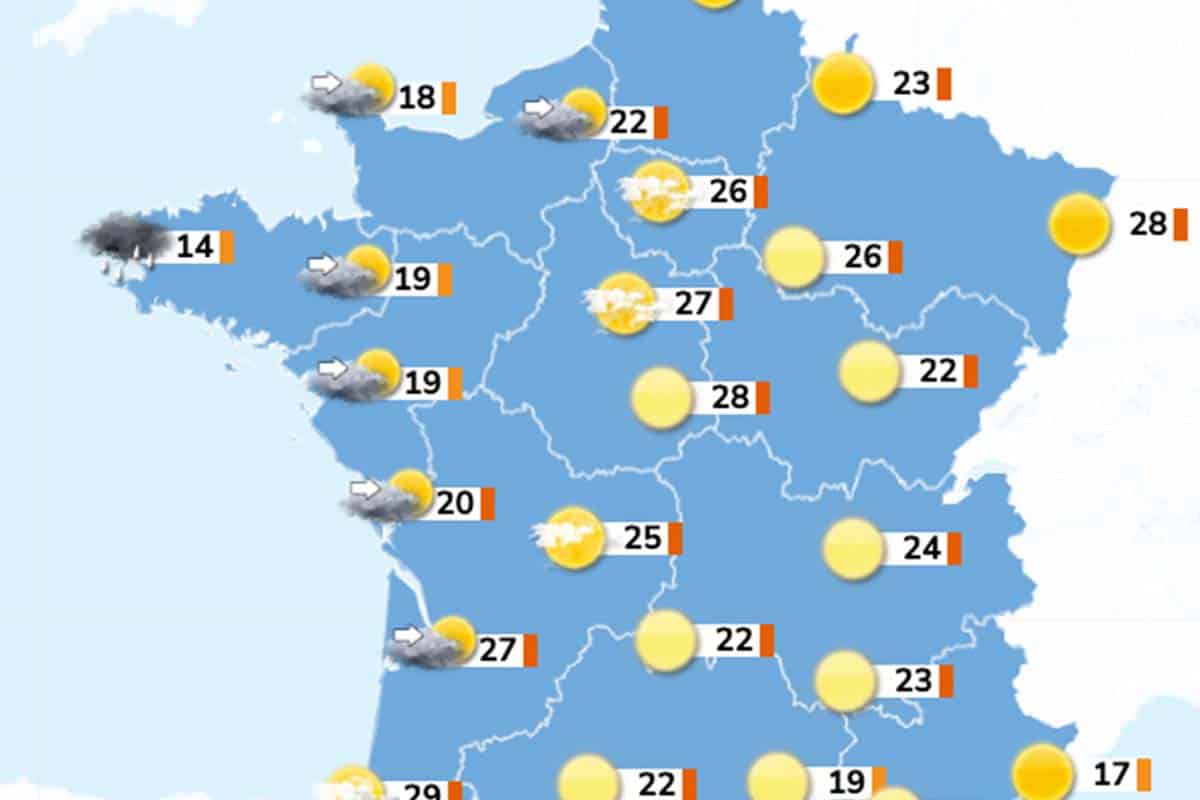 Canicule : ces départements vont connaître dès demain une chaleur anormale allant jusqu’à 31 degrés