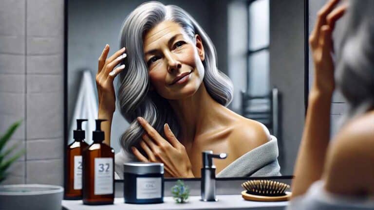 routine cheveux sec 50 ans