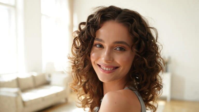 boucle lumineuse coiffure