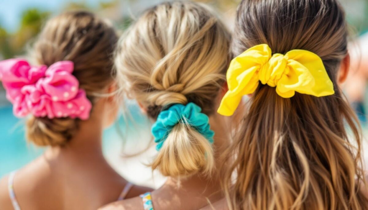 découvrez des idées de coiffures stylées et faciles à réaliser avec un simple chouchou pour rester au frais et tendance pendant les journées chaudes !
