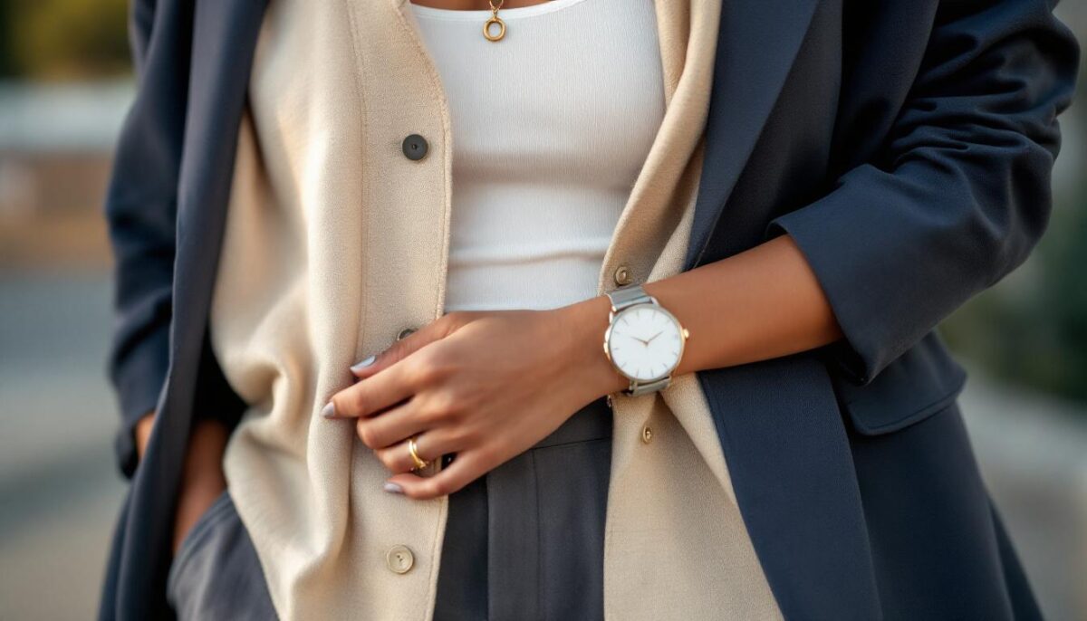 découvrez nos astuces de superposition pour composer des looks mode adaptés à toutes les occasions et températures, et restez fraîche et stylée du matin au soir.